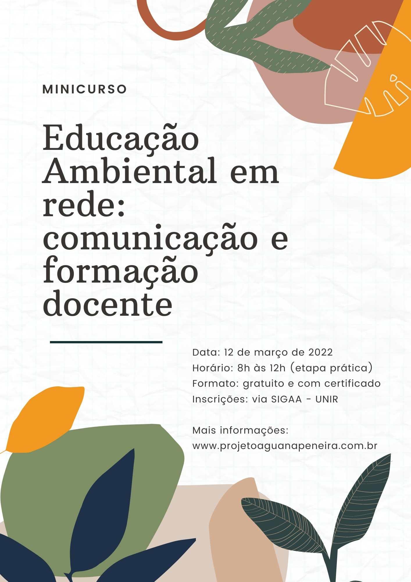 Curso: Educação ambiental em rede - Comunicação e Formação docente.
